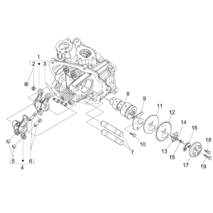Support d'équilibrage de groupe Piaggio MP3 300LT Sport 2009-2014