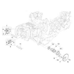 Support d'équilibrage de groupe Vespa Primavera 125 4T 3V IE ABS
