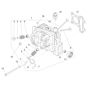 Chef de groupe - Soupapes 4 temps Piaggio Liberty 50 (IGET Euro 5)