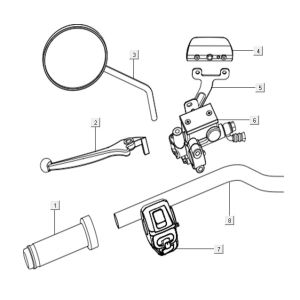 Commutateur de guidon - frein gauche Niu NQI Cargo
