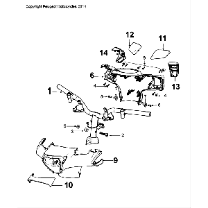 Guidons Peugeot Django Cassis A3