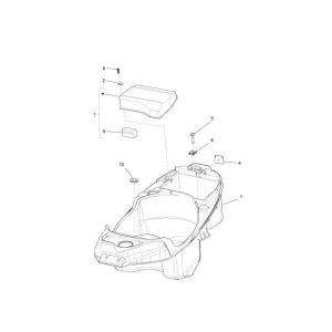 Sellebox Piaggio Liberty 2 temps