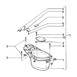 Doublure de casque Gilera Runner 180cc FXR 2 temps
