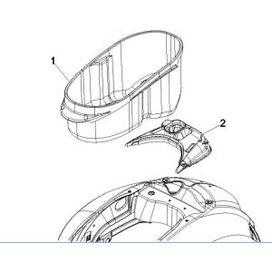 Boite à casque Vespa GTV 250 4T 4V IE