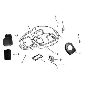 Plateau pour casque Pronto Amaro smokey