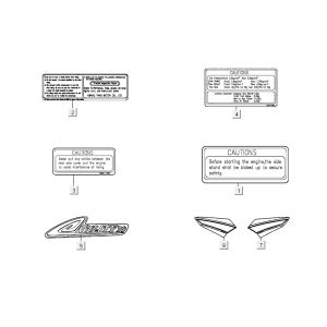 Autocollant infosticker Kymco Agility 10' 4 temps argent