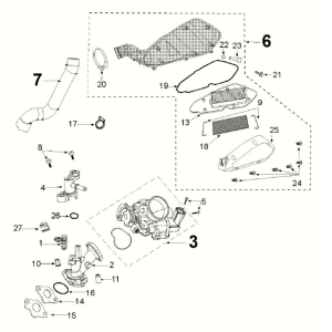 Système d'injection Peugeot Django 4 temps E5