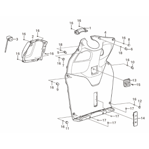 Panneau avant intérieur Yadea Voltguard