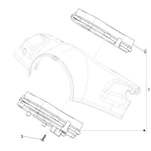 Groupe d'instruments - Cruscotto Vespa Primavera 125 4T 3V IE ABS