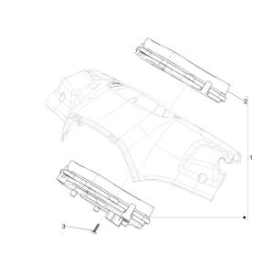 Compteur de vitesse Vespa Sprint 45km 4 temps 4 soupapes