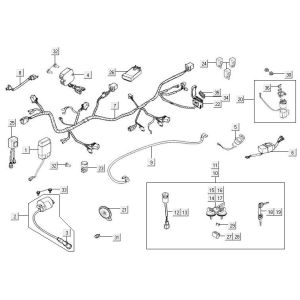 Faisceau de câbles Kymco MXU 500
