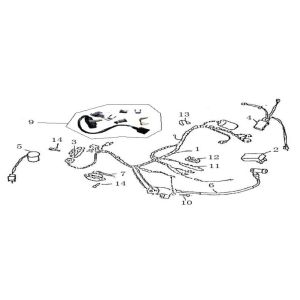 Faisceau de câbles China GT rose