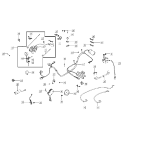 Faisceau de câbles Kymco People S 50i E4 Blue