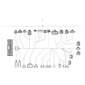 Faisceau de câbles Peugeot Vivacity 3 4 temps