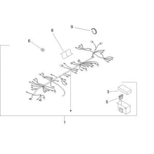 Faisceau de câbles AC 4 temps Piaggio Zip 2000