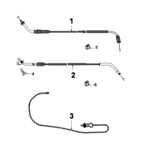 Kabels Peugeot Django 125 Allure E3 2014-2017