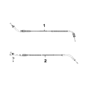 Câbles Peugeot Speedfight 3 LC gris