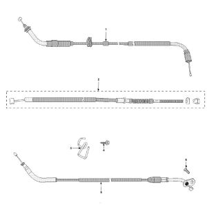 Câbles Peugeot Vivacity 3 2 temps