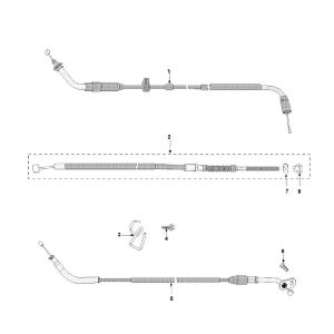 Câbles Peugeot Vivacity 3 4 temps