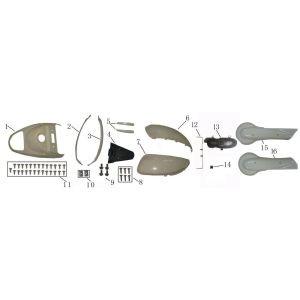 Capots derrière China E Nano