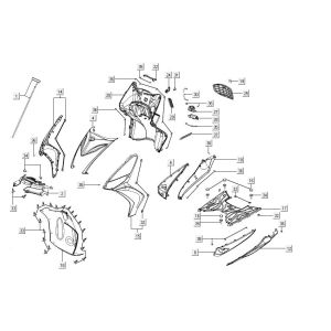 cagoules AGILITY 16+ 4T 125 Bleu clair métallique mat