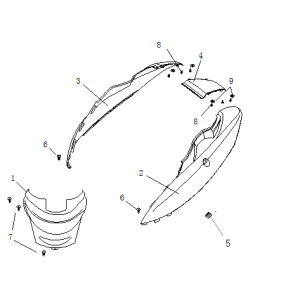 Capots AGM Ape50 blanc