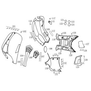 Capots AGM Swan gris