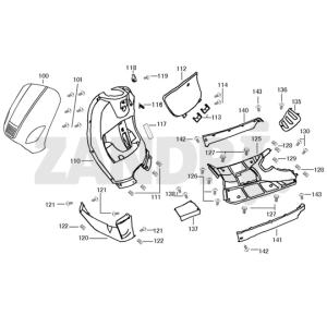 Capdelen BTC Riva Sport bleu foncé