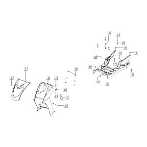 Kymco Agility 10' 4 temps argent