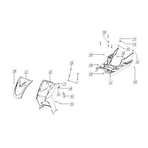Kymco Agility 12' 4 temps argent