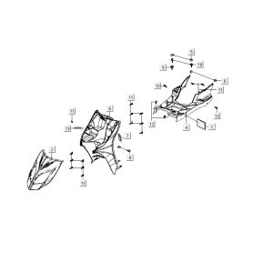 Kymco Delivery 4 temps noir