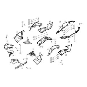 Capots Kymco K-Pipe 125cc