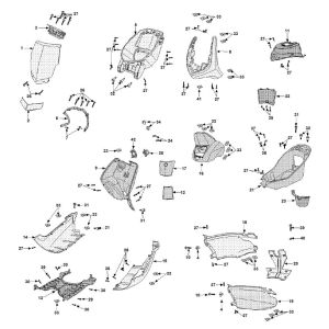 Capots Peugeot Vivacity 3 2 temps