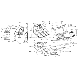 Pièces de capuchon pour China Star50 vert crème