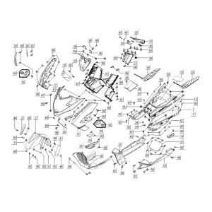 Coiffures avant Kymco Myroad 700i