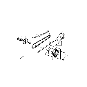 Guide-chaîne Sym Fiddle III noir mat