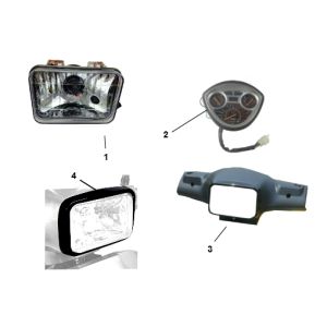 Compteur - Optique de phareSenzo RivaLux S 4 temps