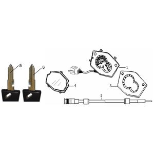 Compteur Generic Xor noir 2006 2 temps