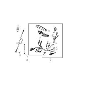 Compteur Kymco Agility Delivery 4 temps euro4 blanc