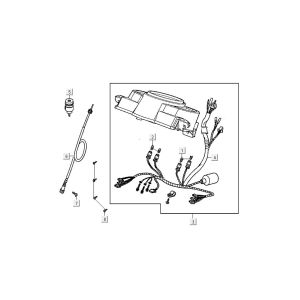 Compteur Kymco Agility FR 12" 4 temps euro4 noir