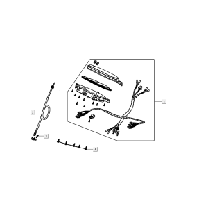 Compteur Kymco VP50i injection euro 4 tecno argent