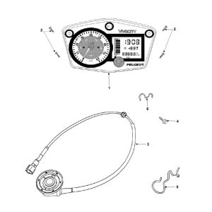 Compteur Peugeot Vivacity 3 4 temps
