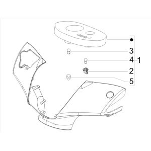 Compteur 4 temps Piaggo Zip (injection euro5 IGET)