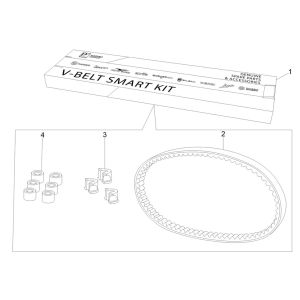 Kit de transmission Vespa Primavera 125 4T 3V IE ABS