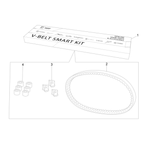 Kit de transmission Piaggio NRG Power DD 2007-2017