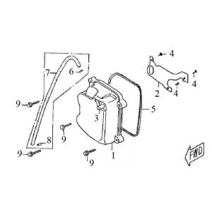 Cache culbuteur Santini Firenze 125cc