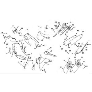 Pièces couleur Viraggio Sensa 4 temps