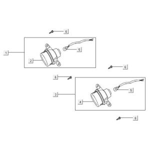 Feu clignotant Kymco MXU 500