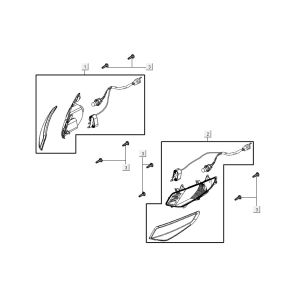 indicateur AGILITY 16+ 4T 125 Argent Métallique Mat