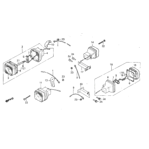 Indicateurs Honda MT50